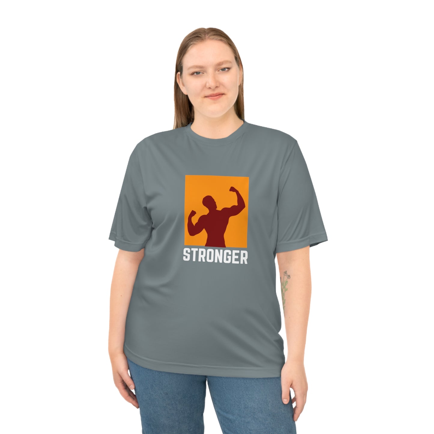 Motivational 'Stronger' T Shirt - Comfortable & Stylish Gym Apparel, Workout Tee for Daily Exercise, Great Fitness Enthusiast Gift