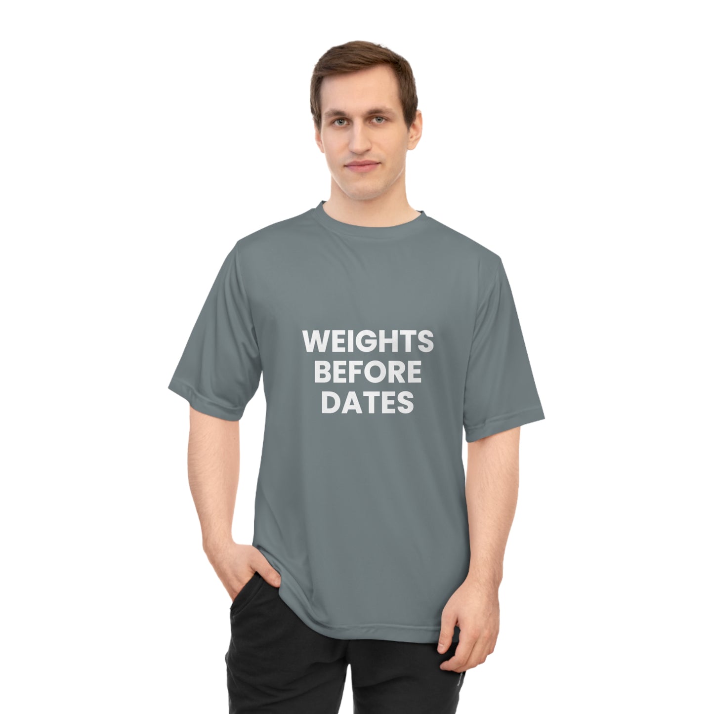 Weights before dates gyn t-shirt