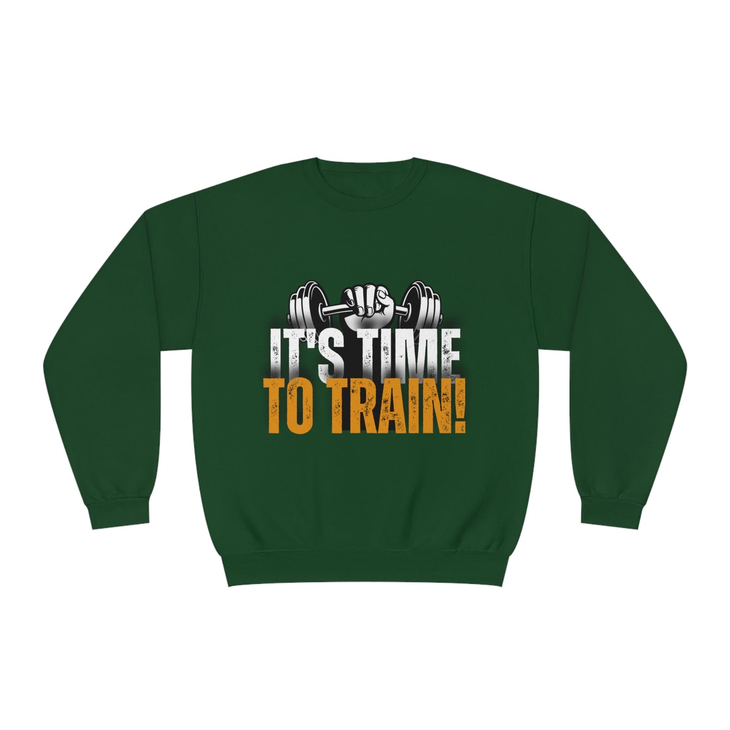 Gym Unisex Crewneck Sweatshirt "It's time to train!"