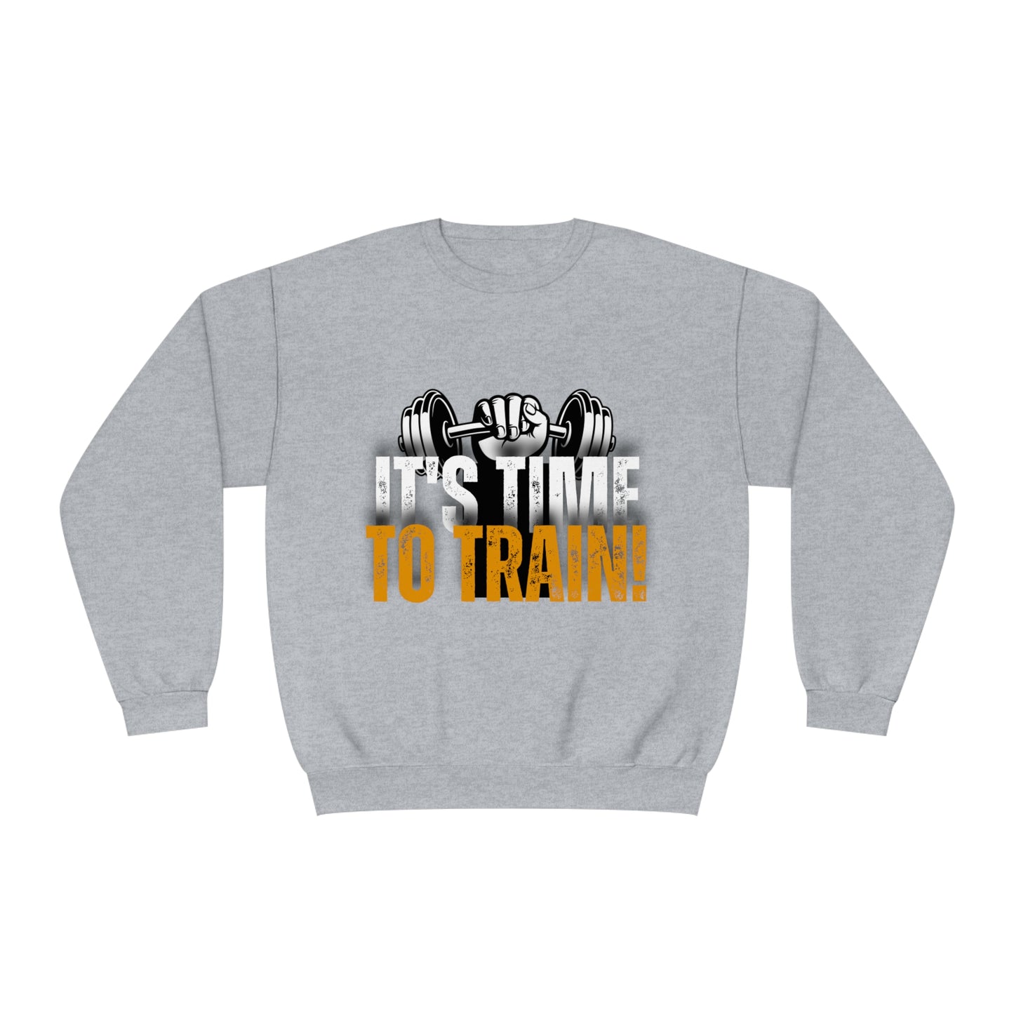 Gym Unisex Crewneck Sweatshirt "It's time to train!"