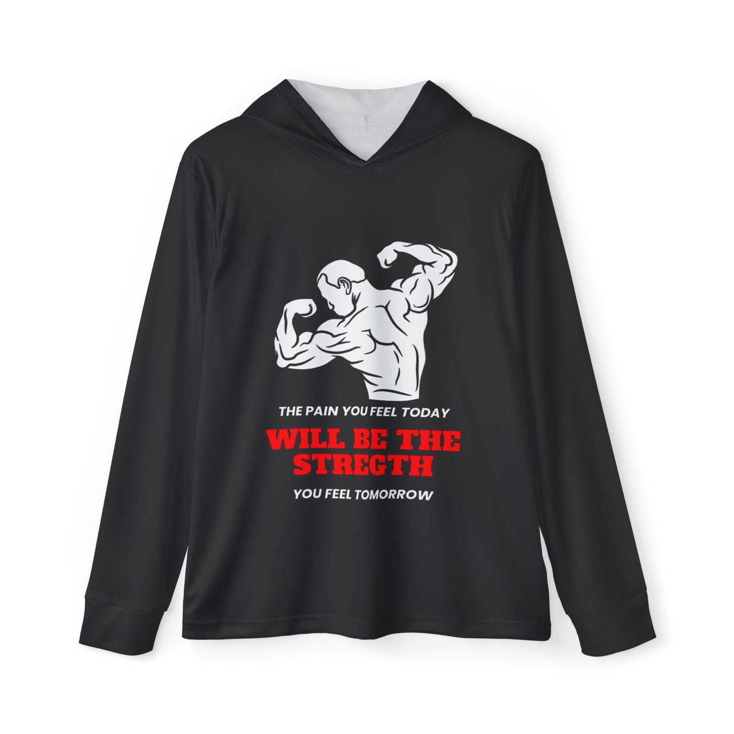 Men's Sports Warmup Hoodie With a Motivational speech