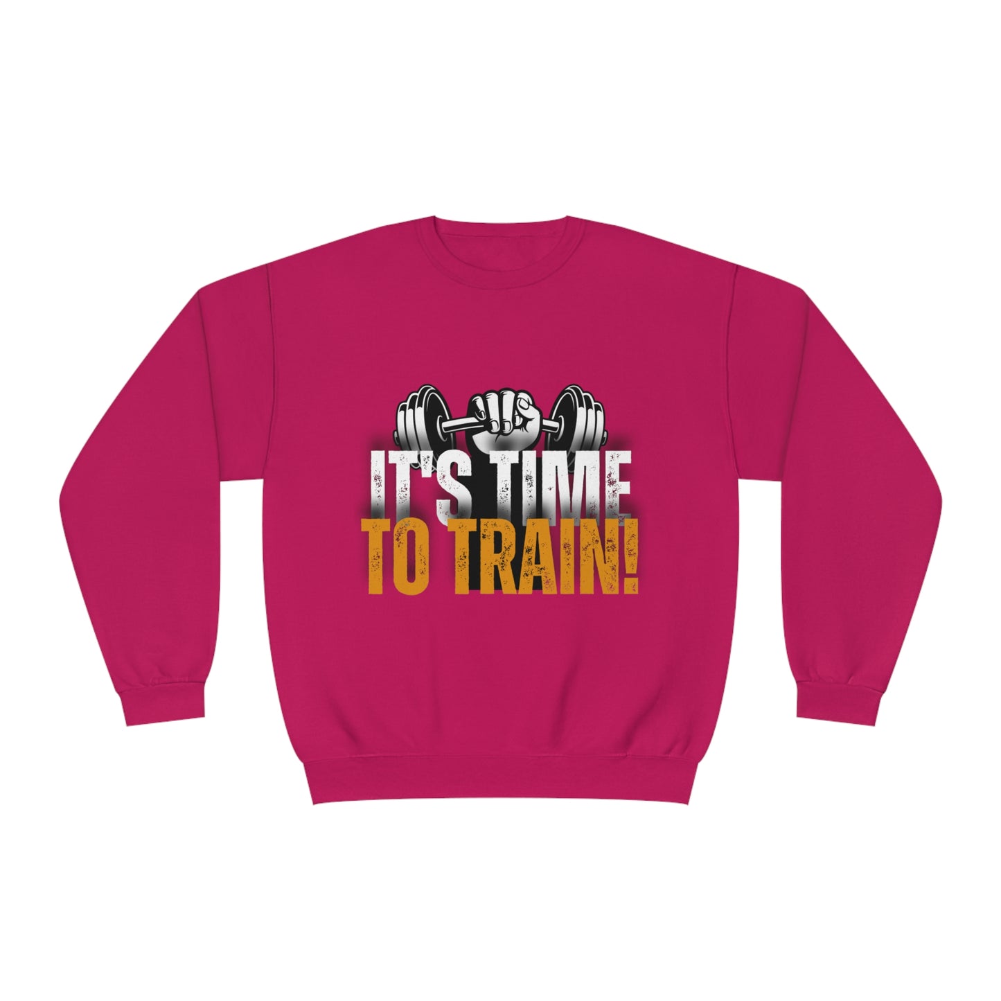 Gym Unisex Crewneck Sweatshirt "It's time to train!"