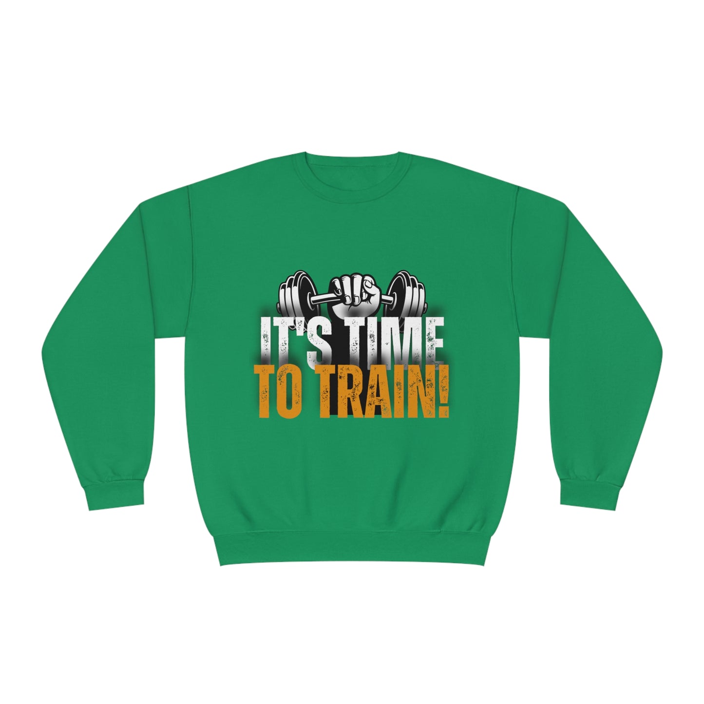 Gym Unisex Crewneck Sweatshirt "It's time to train!"