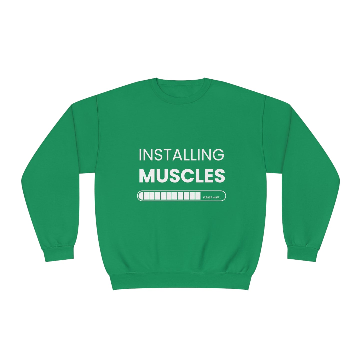 Gym Unisex Crewneck Sweatshirt "Installing muscels"