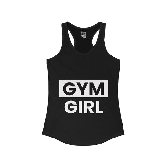 Gym Girl Racerback Tank, Inspirational Fitness Workout Clothing, Gift for Active Women