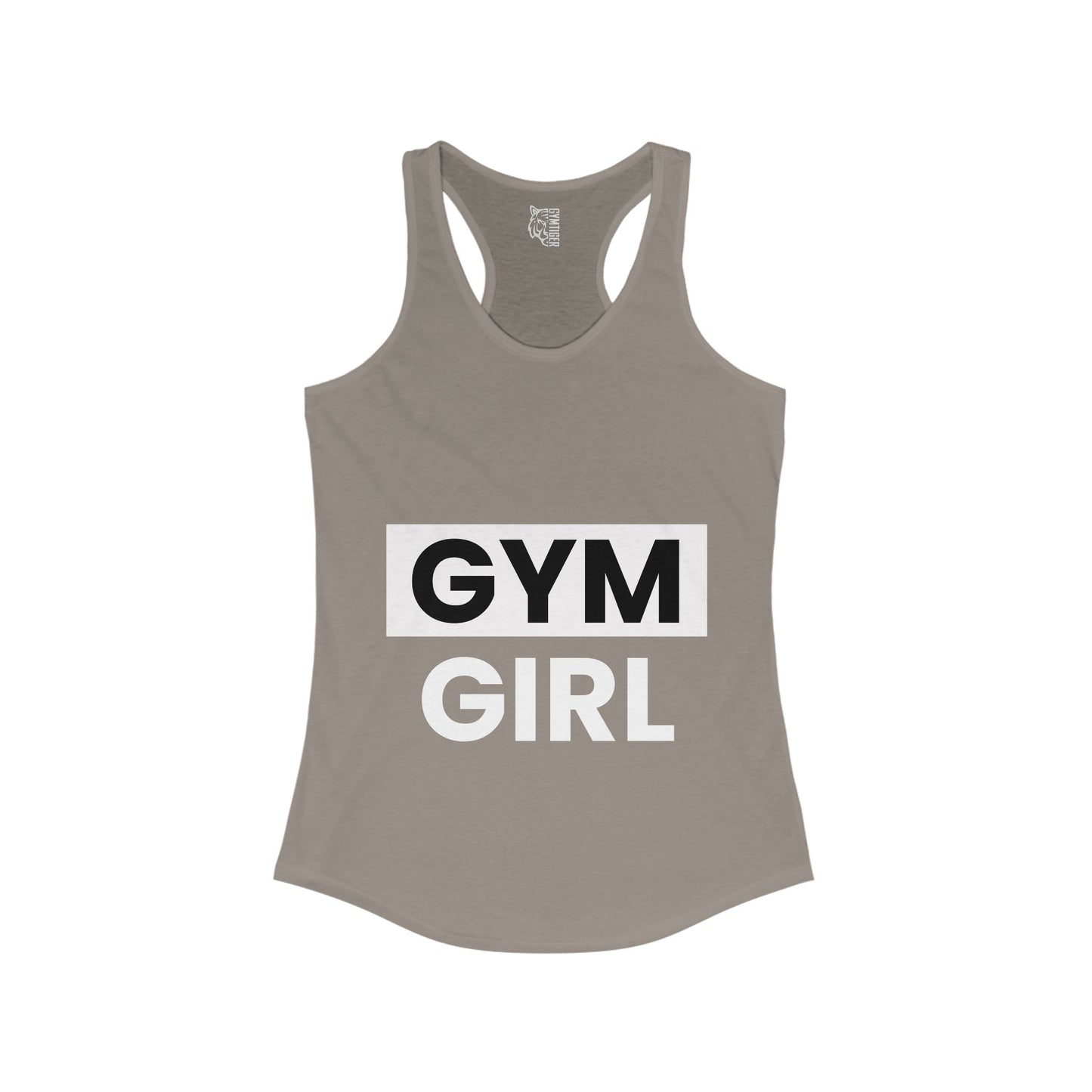 Gym Girl Racerback Tank, Inspirational Fitness Workout Clothing, Gift for Active Women