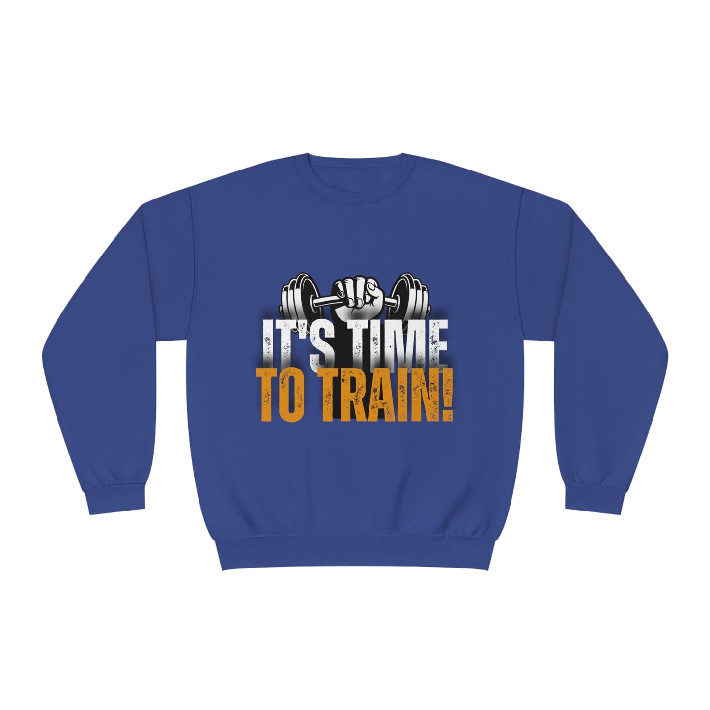 Gym Unisex Crewneck Sweatshirt "It's time to train!"