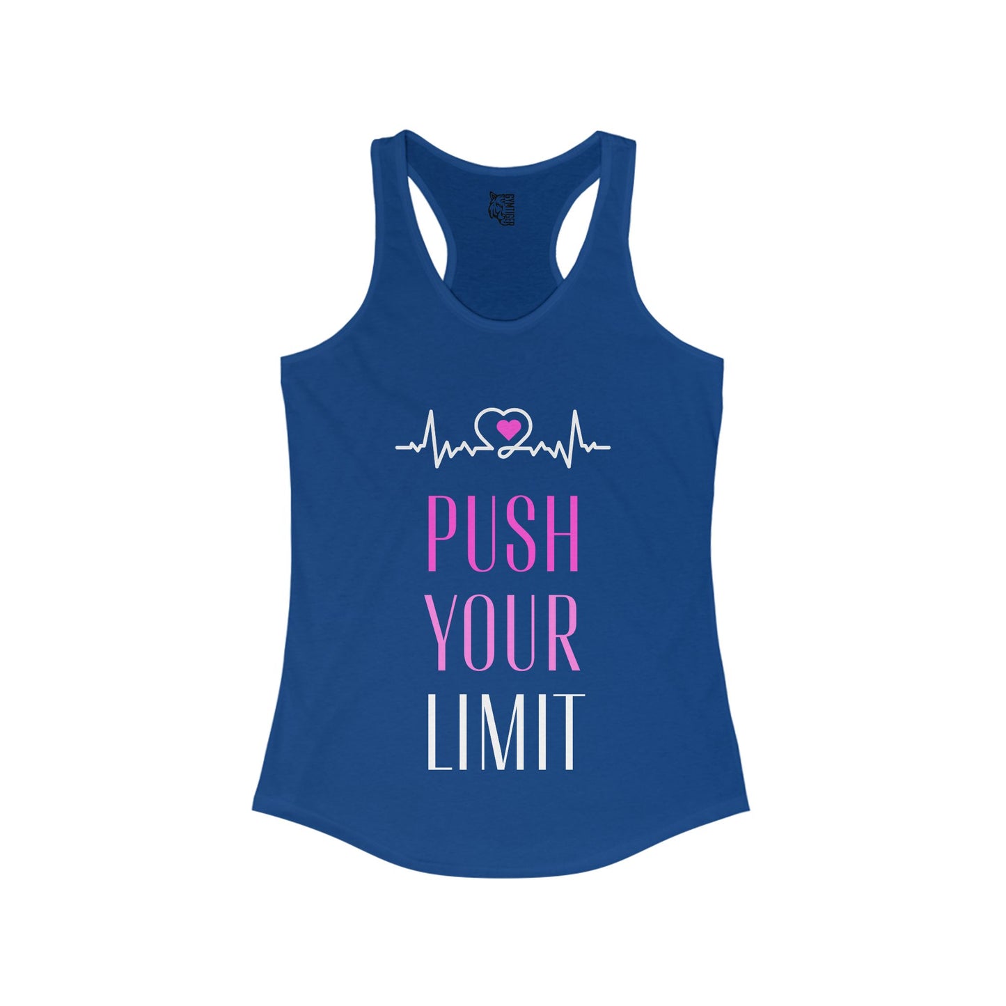 Empowering Woman Ideal Racerback Tank for the gym "PUSH YOUR LIMIT", Gym & Workout Wear, Ideal Gift for Fitness Fanatics