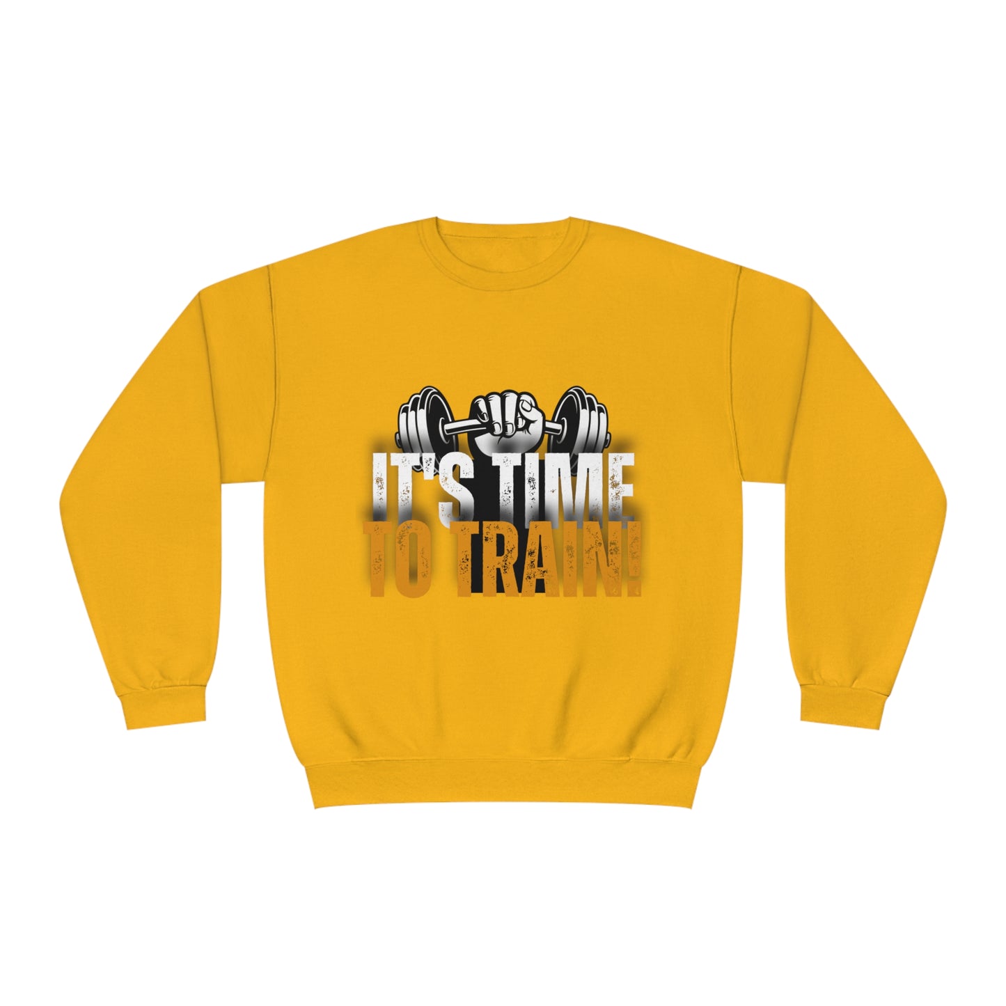 Gym Unisex Crewneck Sweatshirt "It's time to train!"