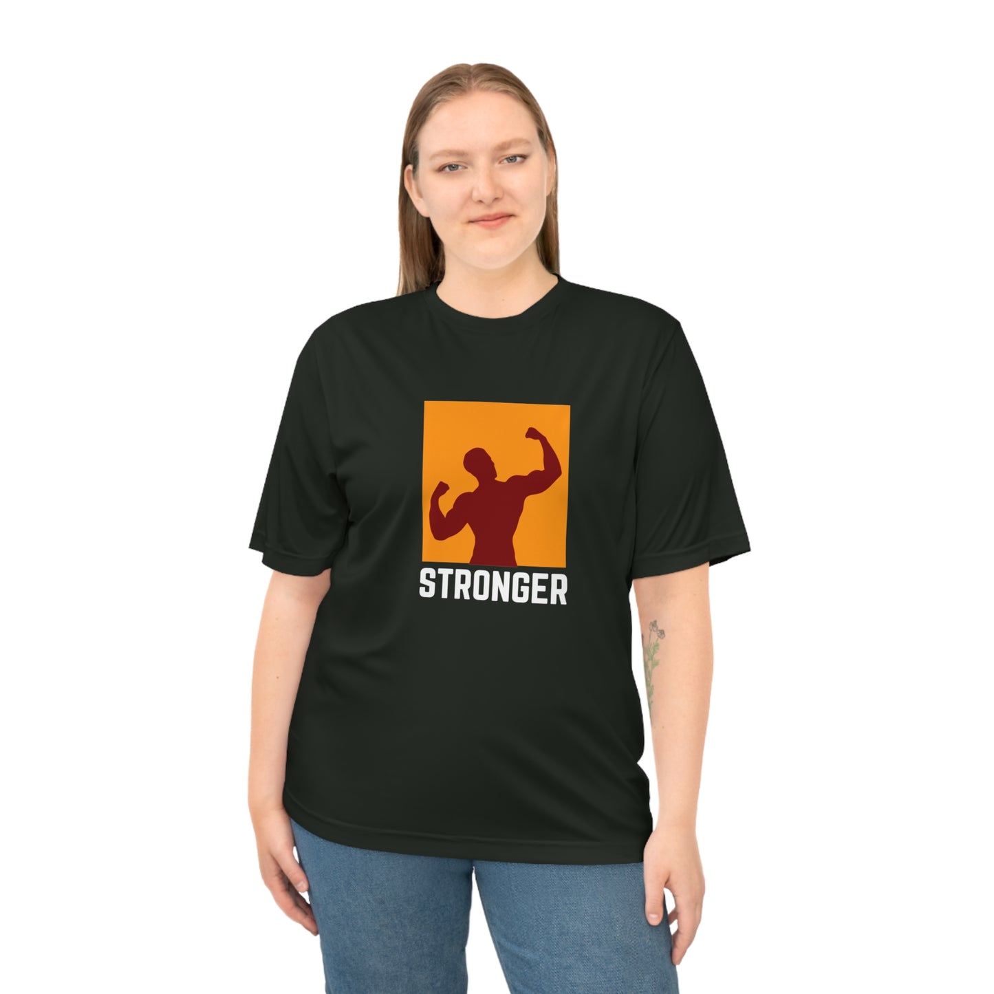 Motivational 'Stronger' T Shirt - Comfortable & Stylish Gym Apparel, Workout Tee for Daily Exercise, Great Fitness Enthusiast Gift