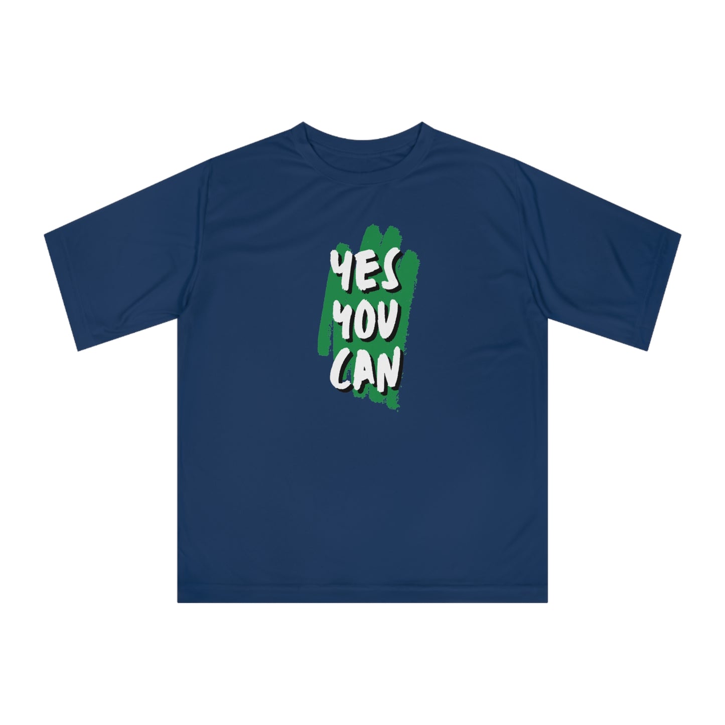 Yes You Can Gym Tee - Unisex Performance Workout Shirt, Inspiring Fitness Clothing, Ideal Gift for Gym Fanatics