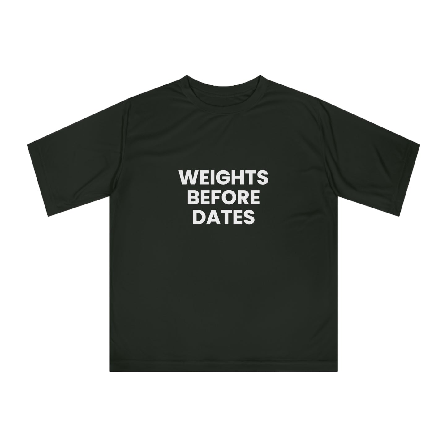 Weights before dates gyn t-shirt