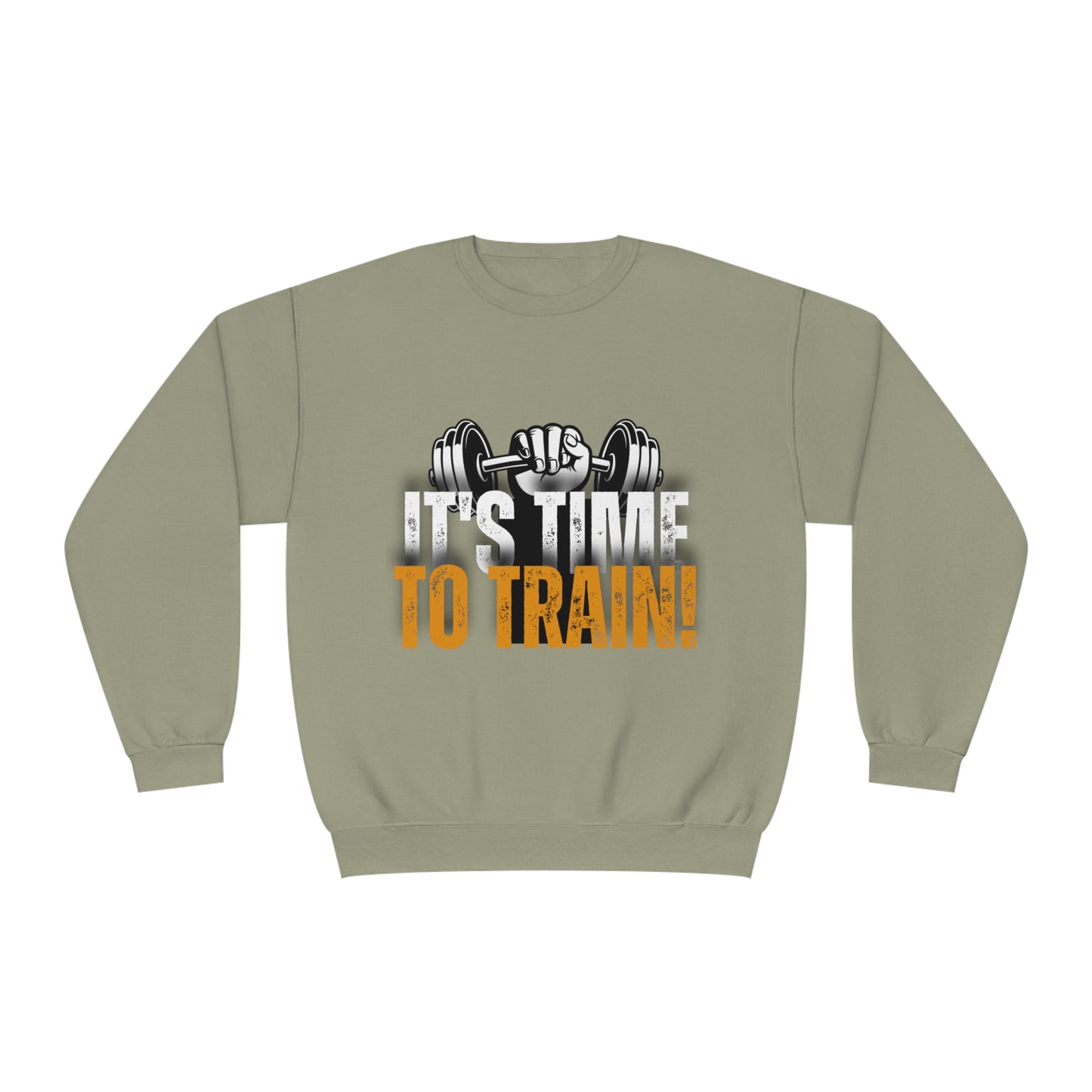 Gym Unisex Crewneck Sweatshirt "It's time to train!"