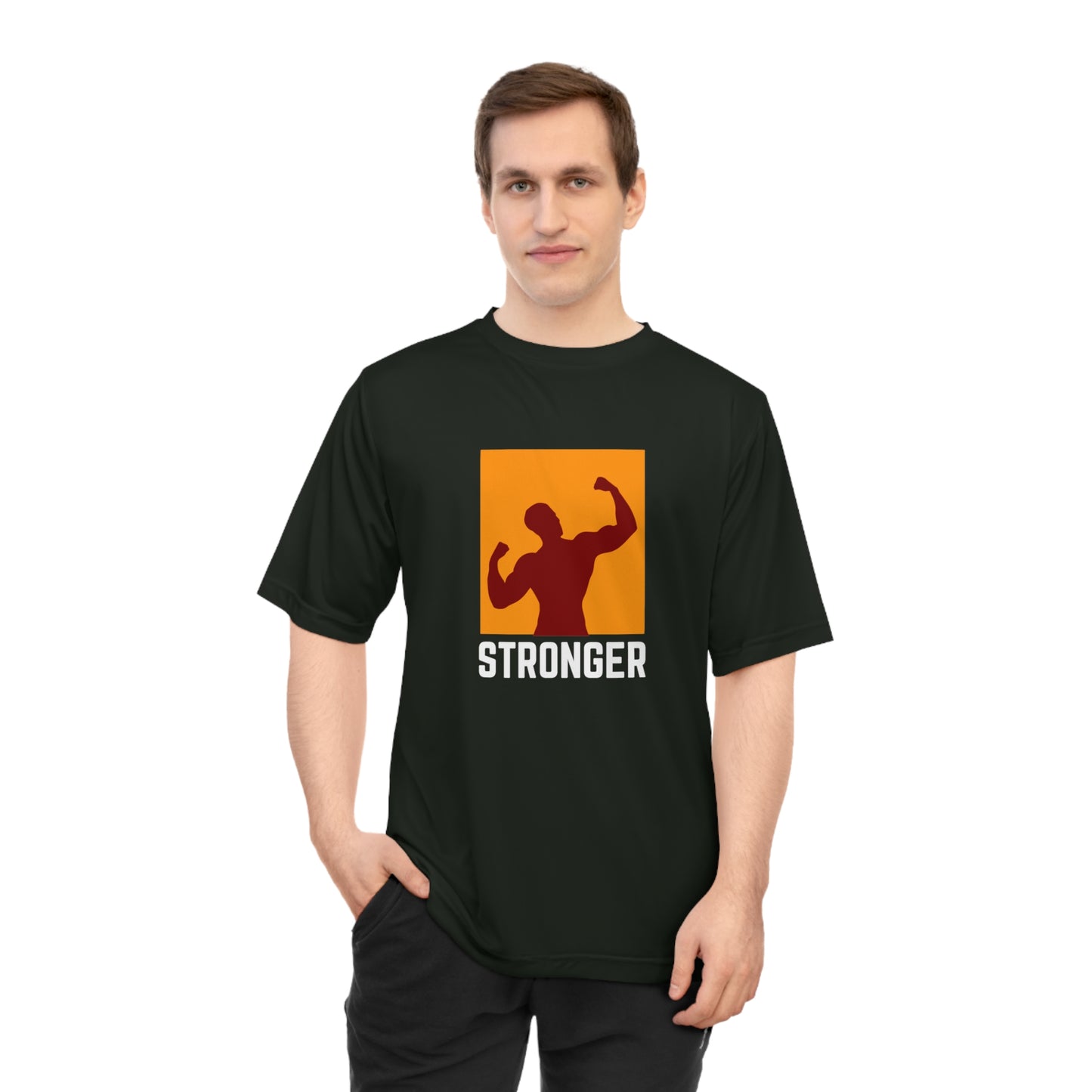 Motivational 'Stronger' T Shirt - Comfortable & Stylish Gym Apparel, Workout Tee for Daily Exercise, Great Fitness Enthusiast Gift