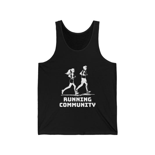 Running Community Unisex Jersey Shirt - Motivational Workout Top - Fitness Gift for Runners