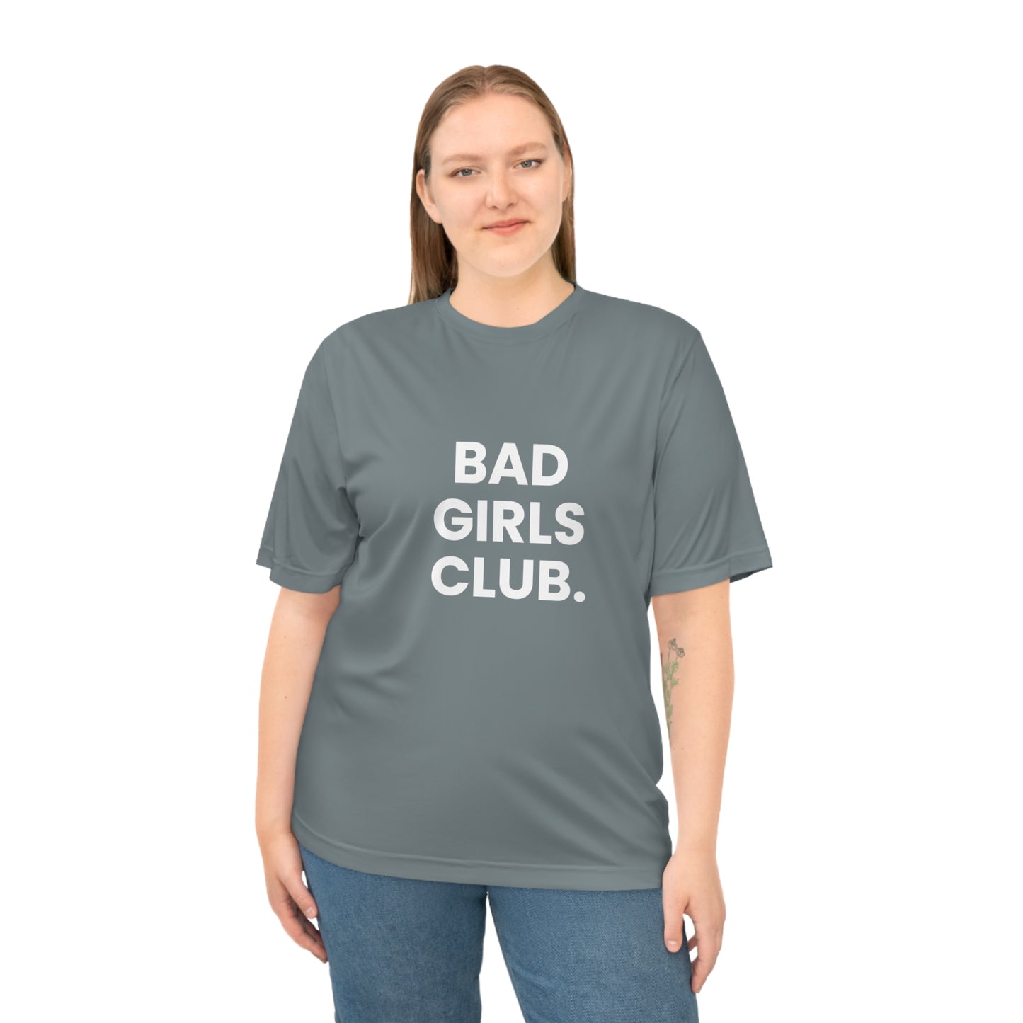 T Shirt for Women - Bad Girls Club Gym Tee, Bold Statement Workout Shirt, Perfect Gift for Fitness Enthusiasts