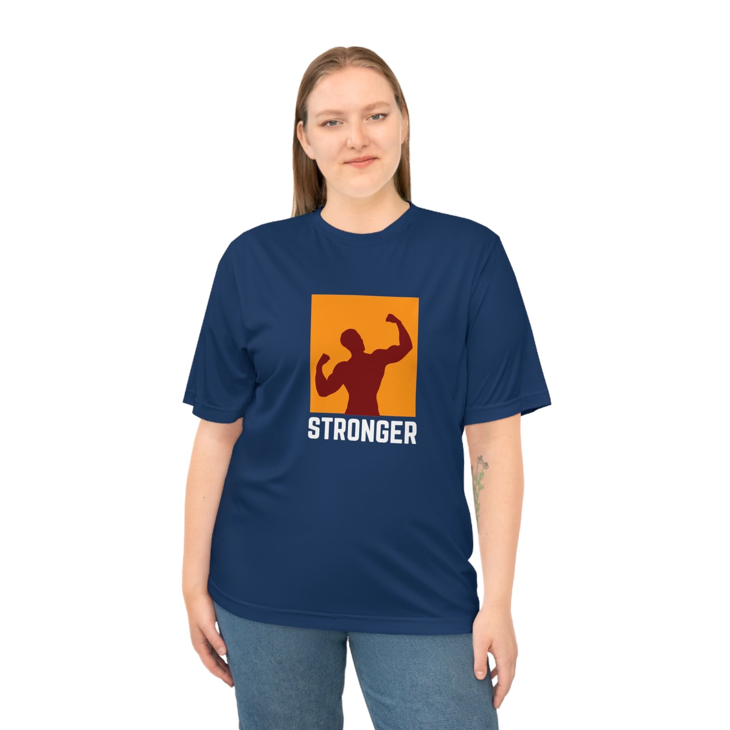 Motivational 'Stronger' T Shirt - Comfortable & Stylish Gym Apparel, Workout Tee for Daily Exercise, Great Fitness Enthusiast Gift