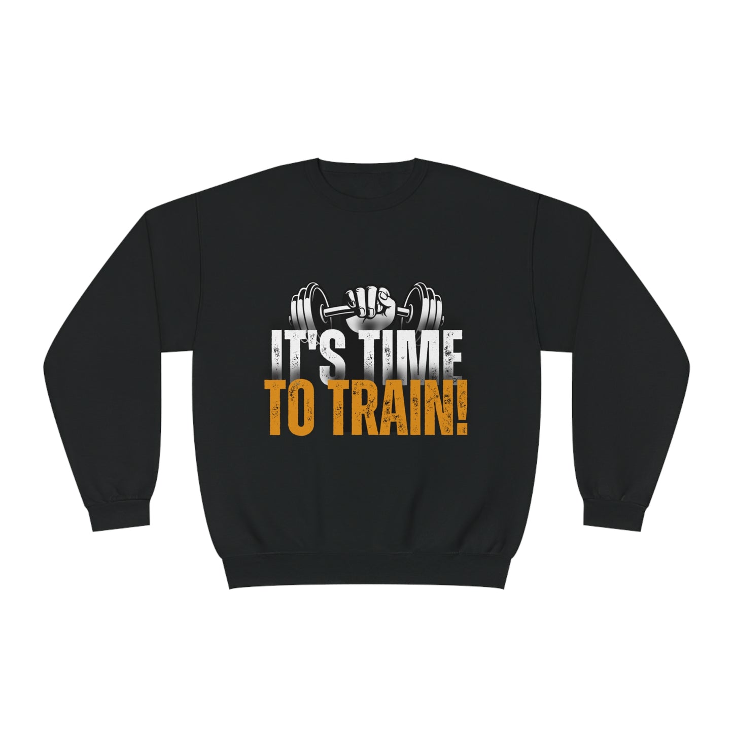 Gym Unisex Crewneck Sweatshirt "It's time to train!"